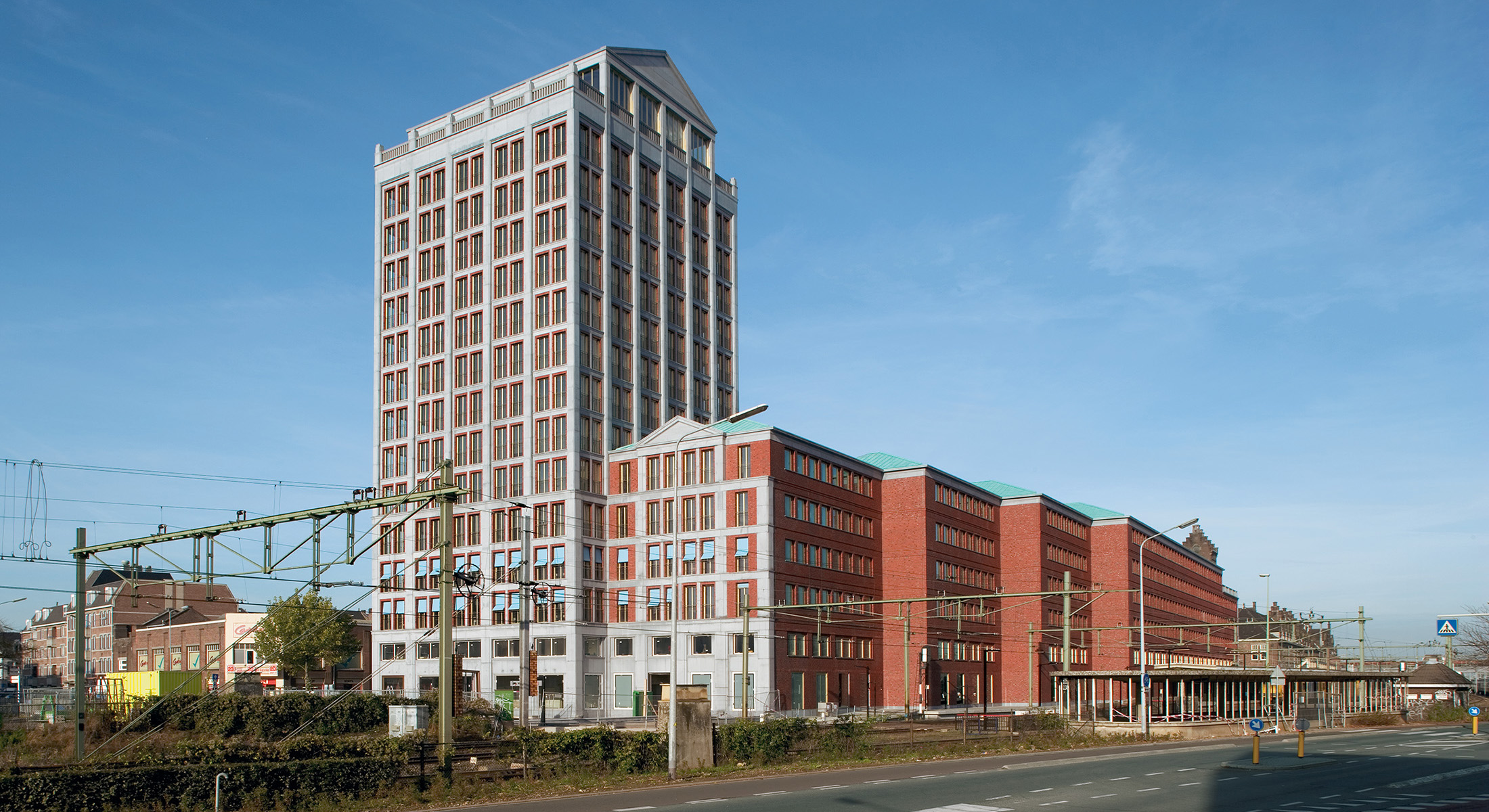 Foto van een gebouw ontworpen door Pols Architecten