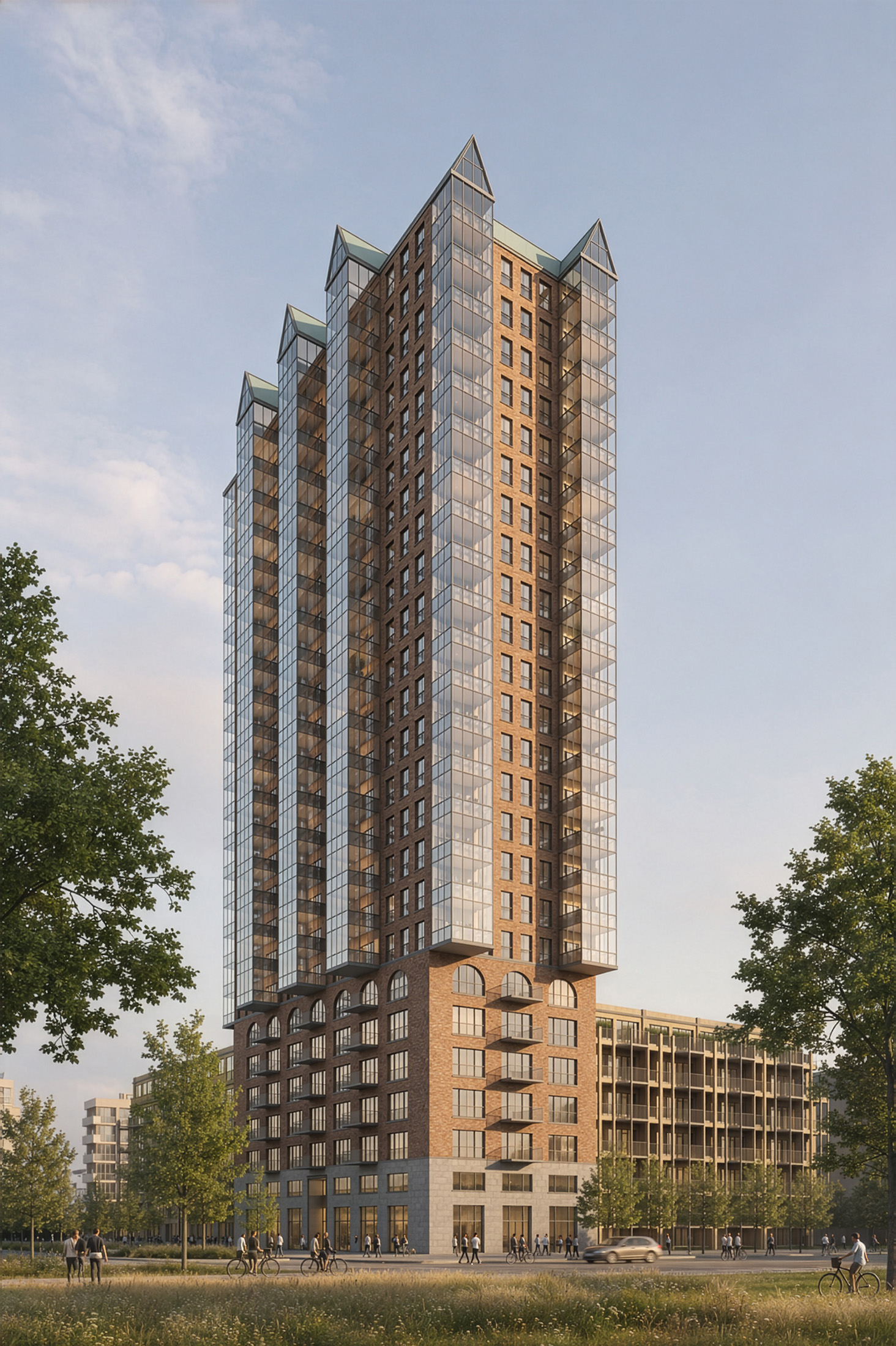 Foto van een gebouw ontworpen door Pols Architecten